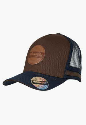 Wrangler Mens Liam High Profile Trucker Cap