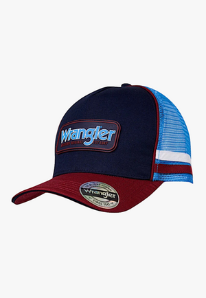 Wrangler Mens Owen High Profile Trucker Cap