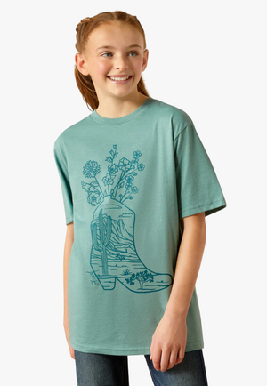 Ariat Girls Garden Boot T-Shirt