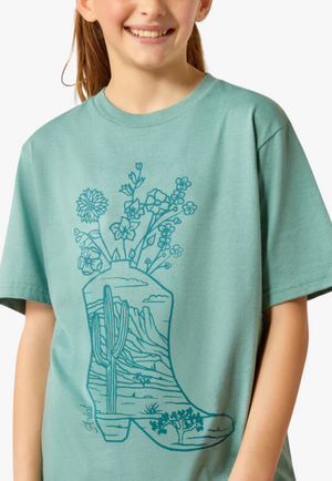 Ariat Girls Garden Boot T-Shirt