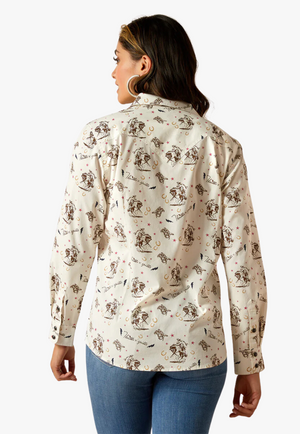 Ariat Womens Thrills N Spills Long Sleeve Shirt