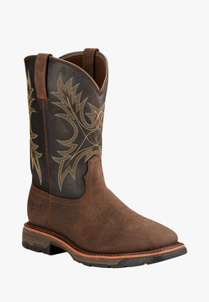 Ariat Mens WorkHog Wide Square Toe Boot