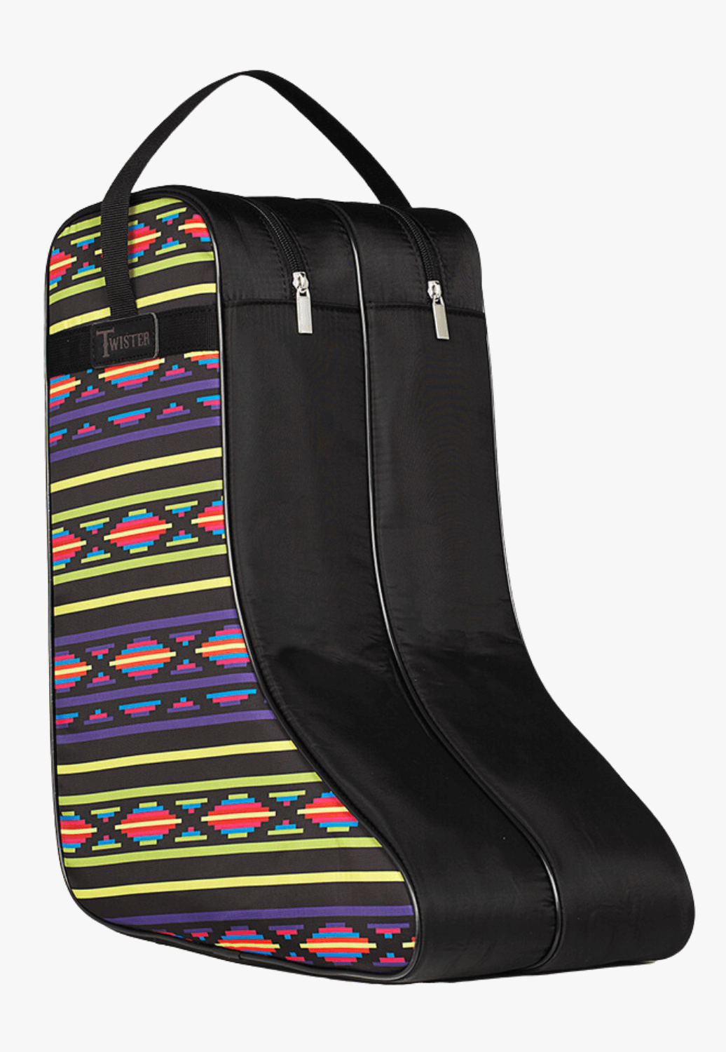 Twister Adults Boot Bag Southwestern Neon Print