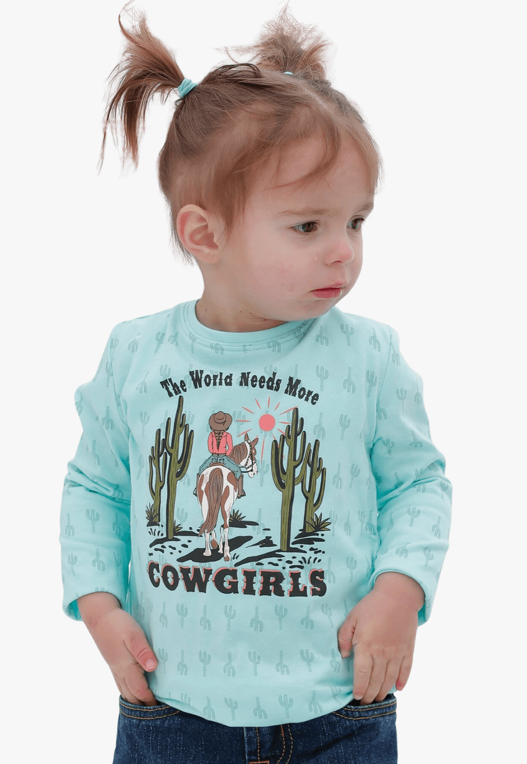 Cruel Girl Toddler More Cowgirls Long Sleeve T-Shirt
