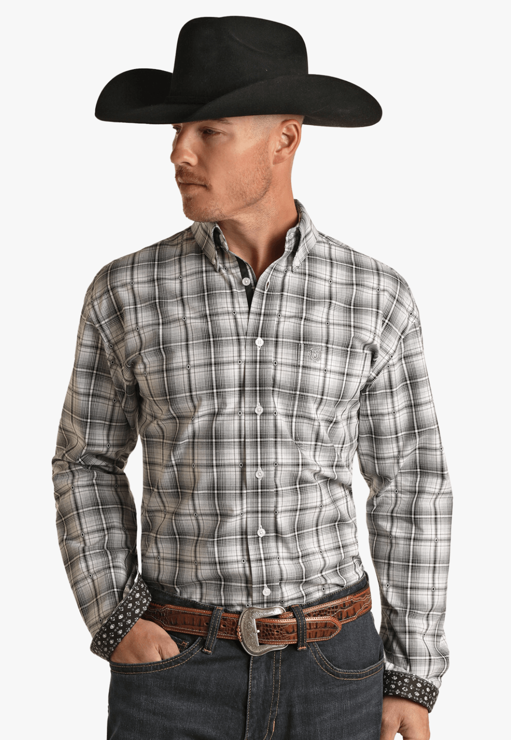 Rough Stock Mens Long Sleeve Shirt