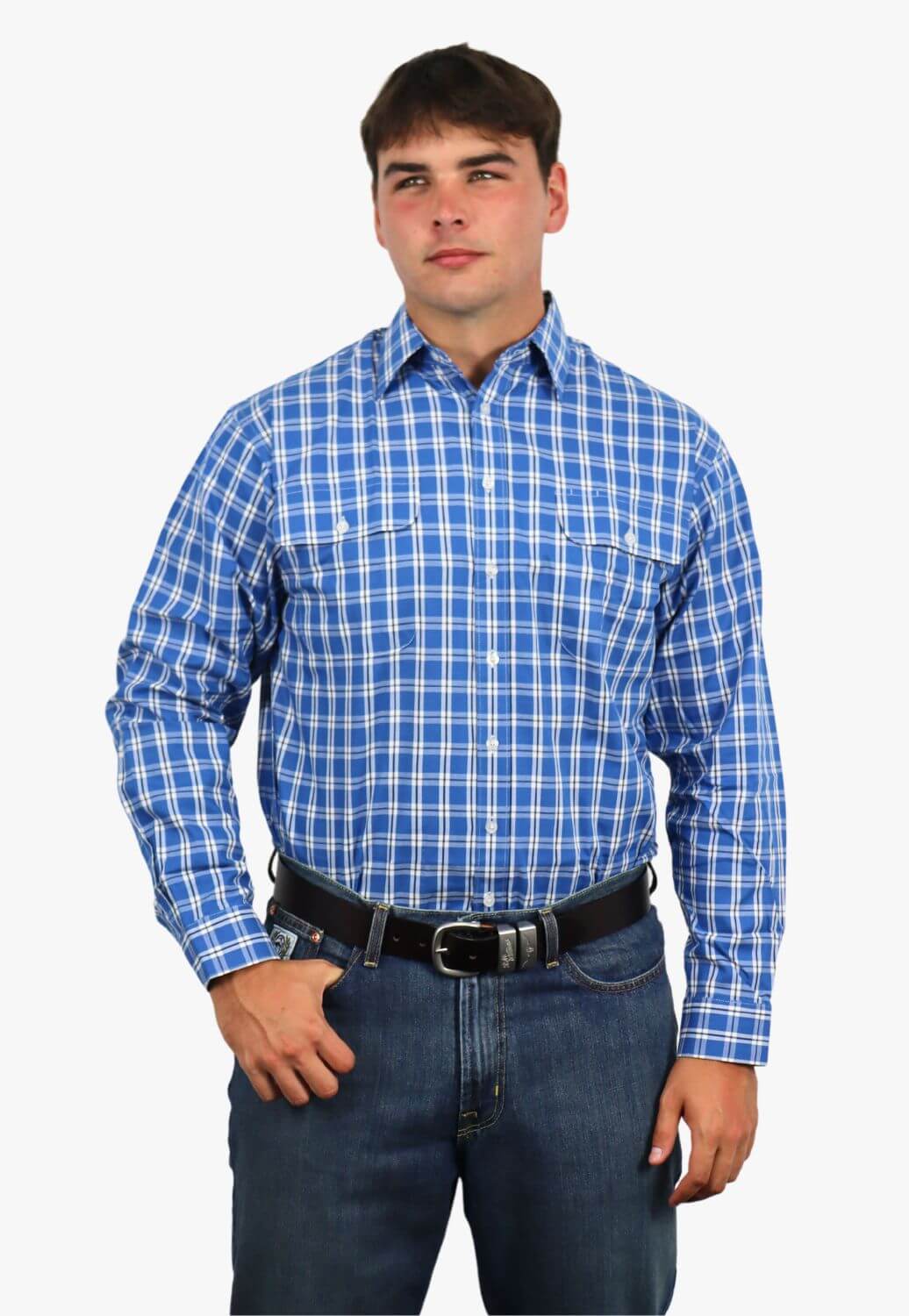Bisley Mens Cotton Long Sleeve Shirt