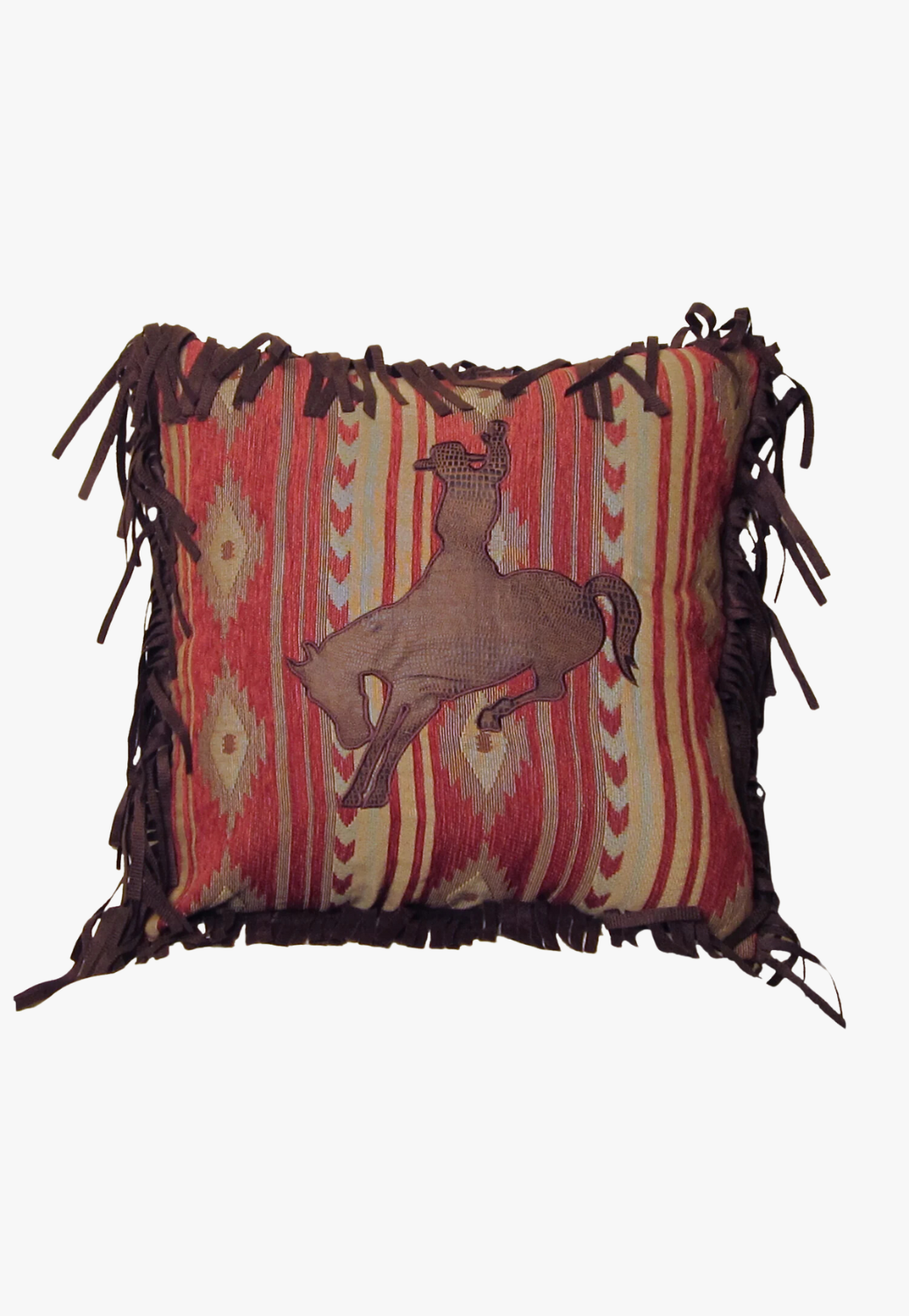 Carstens Southwestern Bronc Horse Pillow