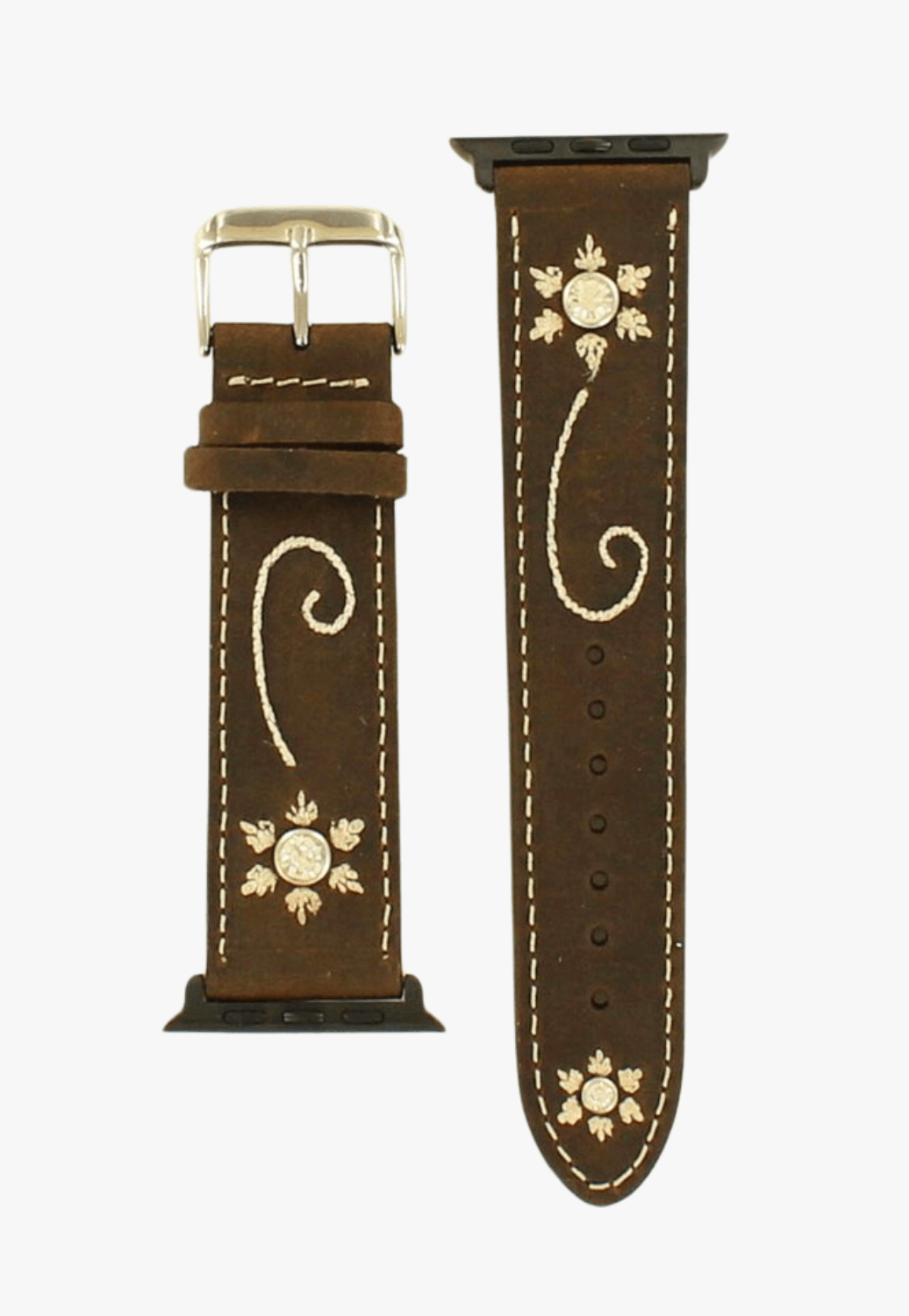 Noconca Embroidered Flower Apple Watch Band