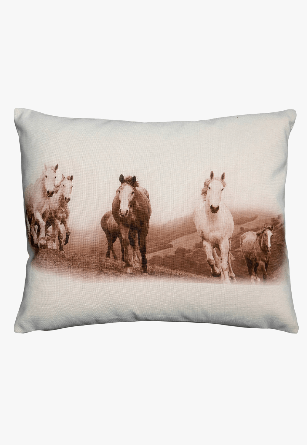 Wrangler Running Horses Pillow