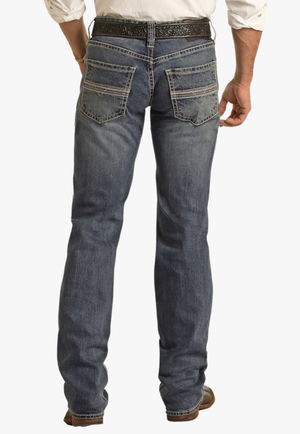 Rock & Roll Mens Two Tone Pistol Jean