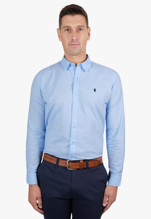 Thomas Cook Mens Linen Tailored Long Sleeve Shirt