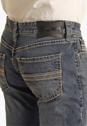 Rock & Roll Mens Two Tone Pistol Jean