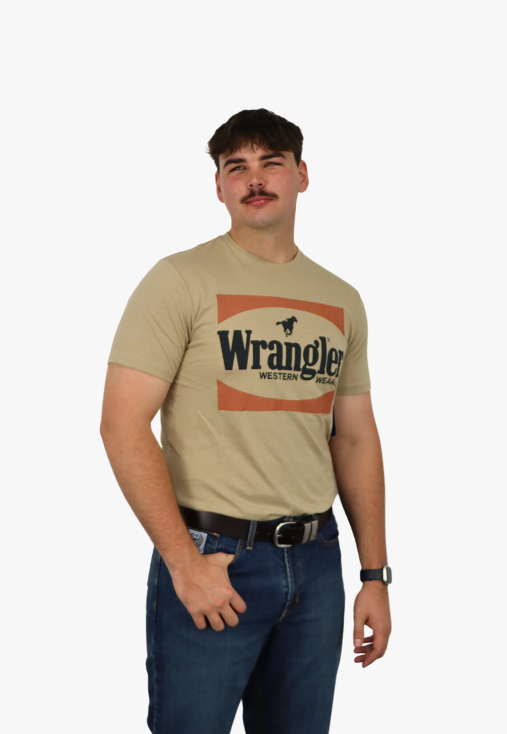 Wrangler Mens Heather Tee