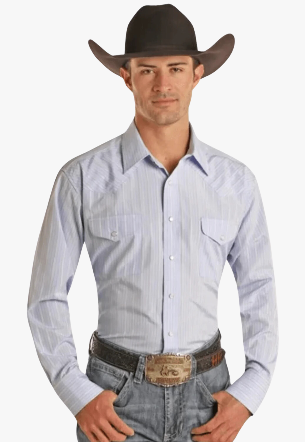 Panhandle Mens Snap Long Sleeve Shirt