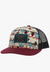 Hooey Mens Horizon 5-Panel Pattern Trucker Cap