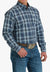 Cinch Mens Plaid Long Sleeve Shirt