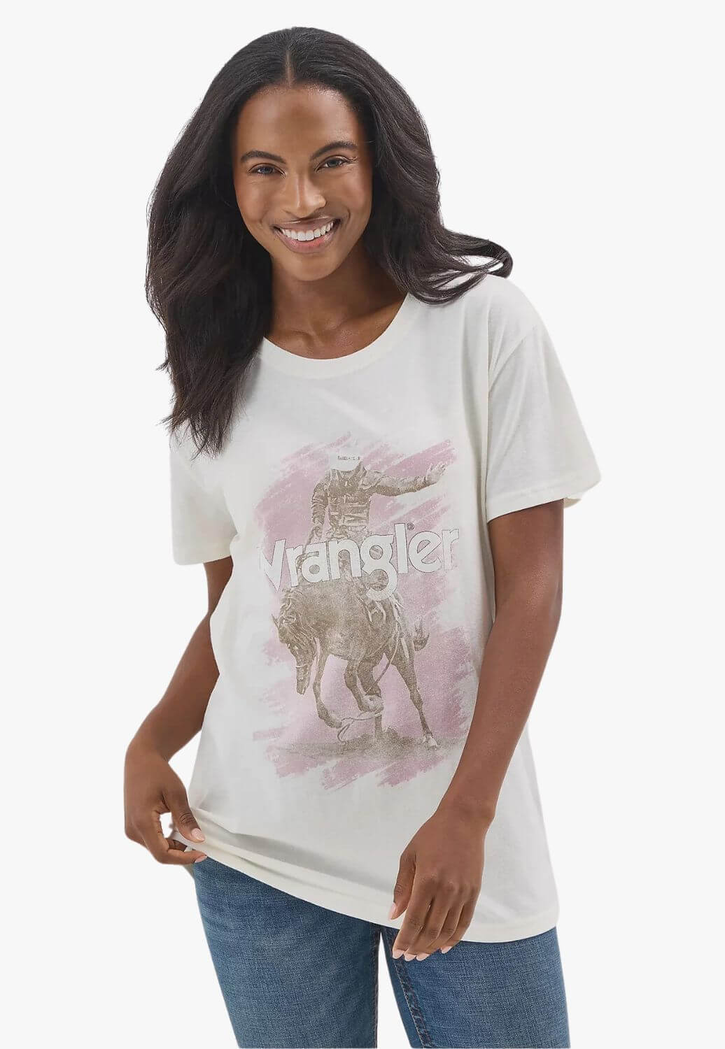 Wrangler Womens Western Graphic Boyfriend Tee