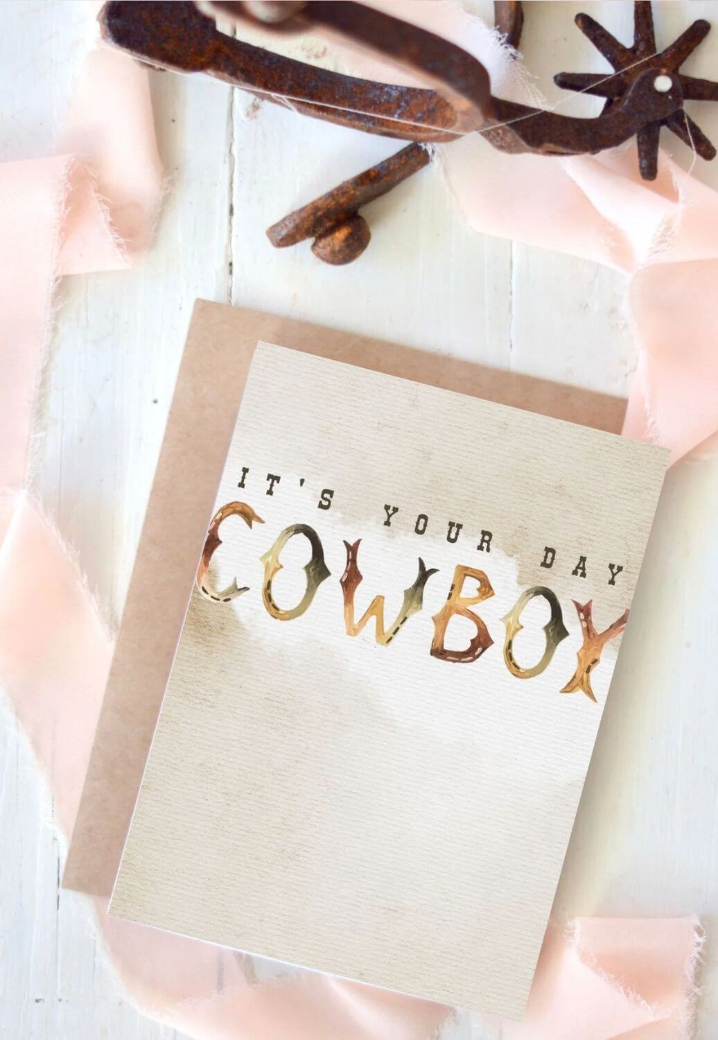 Tirzah Cowboy Birthday Card