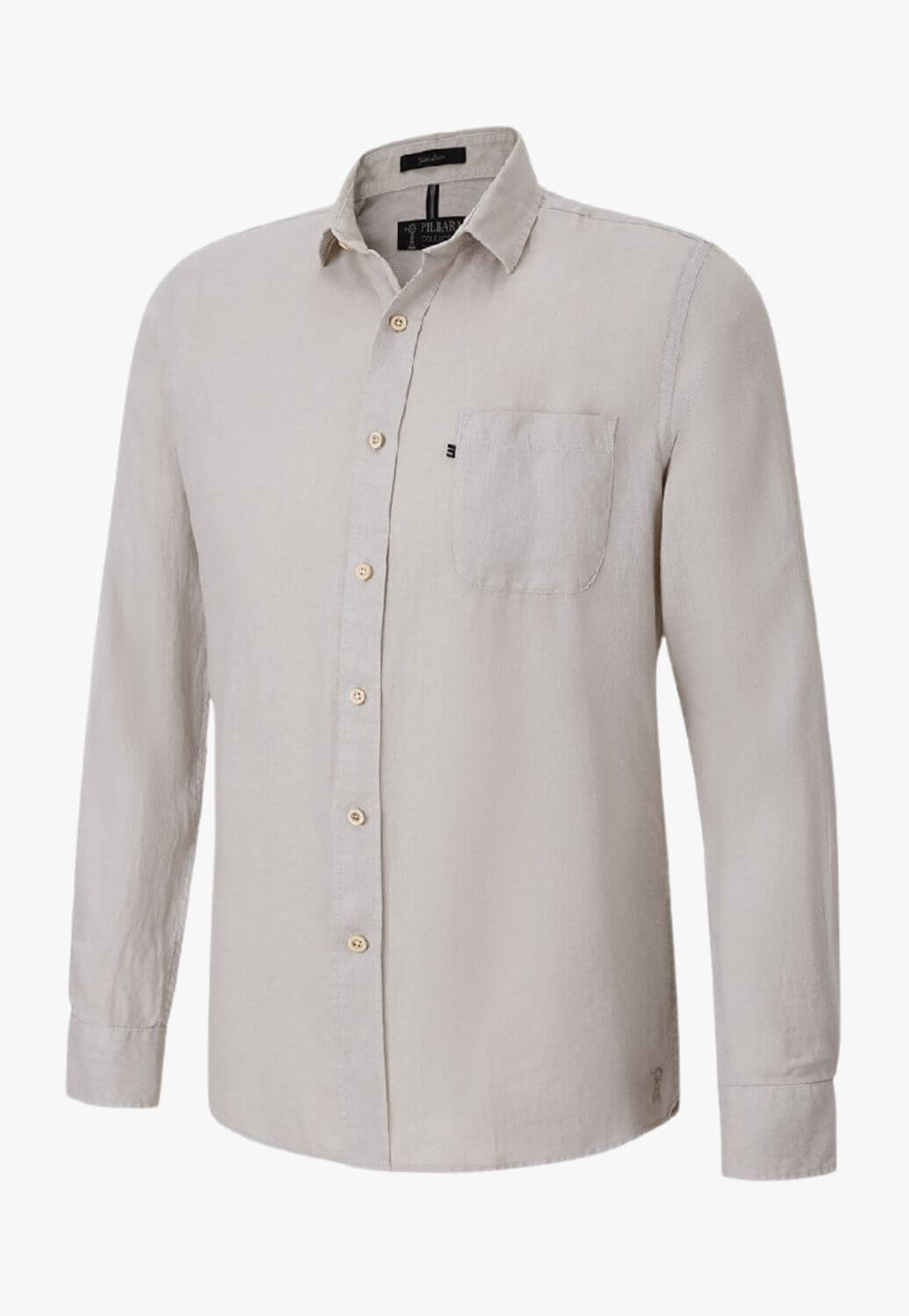 Pilbara Mens Linen Long Sleeve Shirt