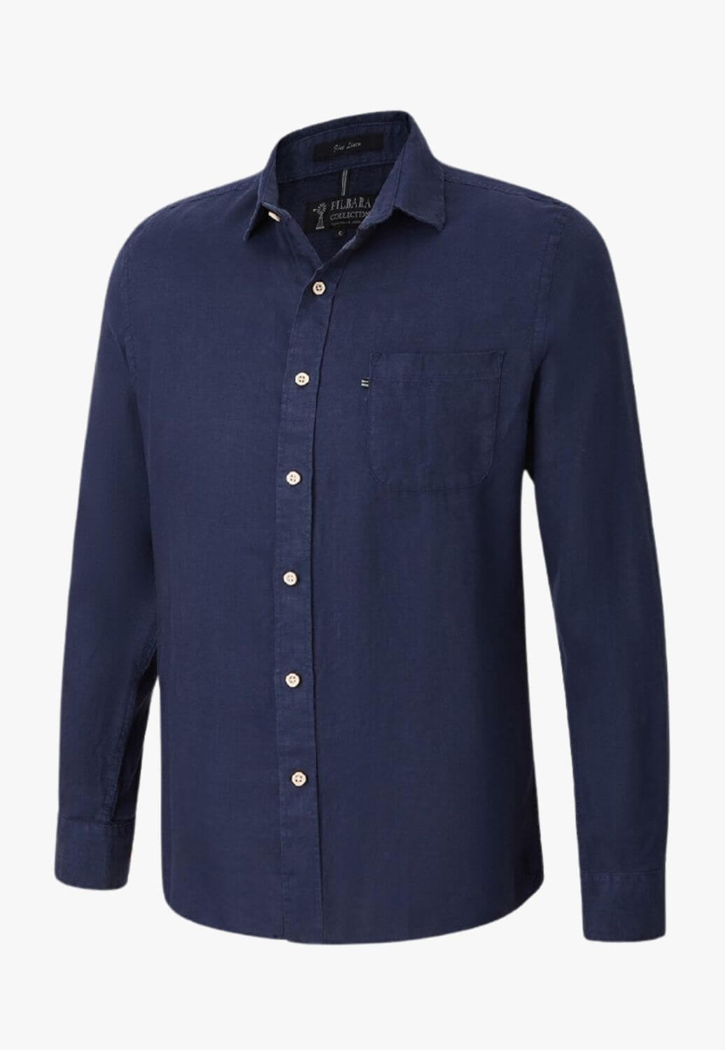 Pilbara Mens Linen Long Sleeve Shirt