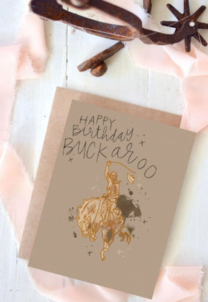 Tirzah Buckaroo Cowboy Boy Birthday Card