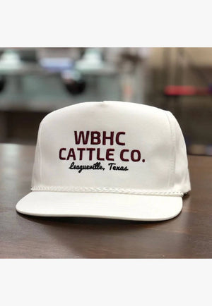 Whiskey Bent Hat Co Cattleman Rope Cap