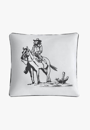 Ranch Life Cowgirl Indoor/Outdoor Pillow