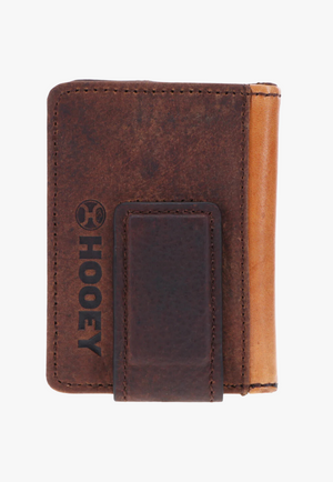 Hooey Mens Grayson Bifold Money Clip Wallet