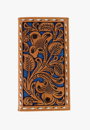 Nocona Floral Emboss Rodeo Wallet