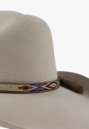 M and F Genuine Horsehair Tapestry Hatband