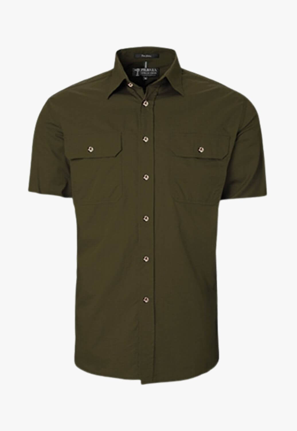 Pilbara Mens O/Front S/Sleeve Work Shirt RM500BTS