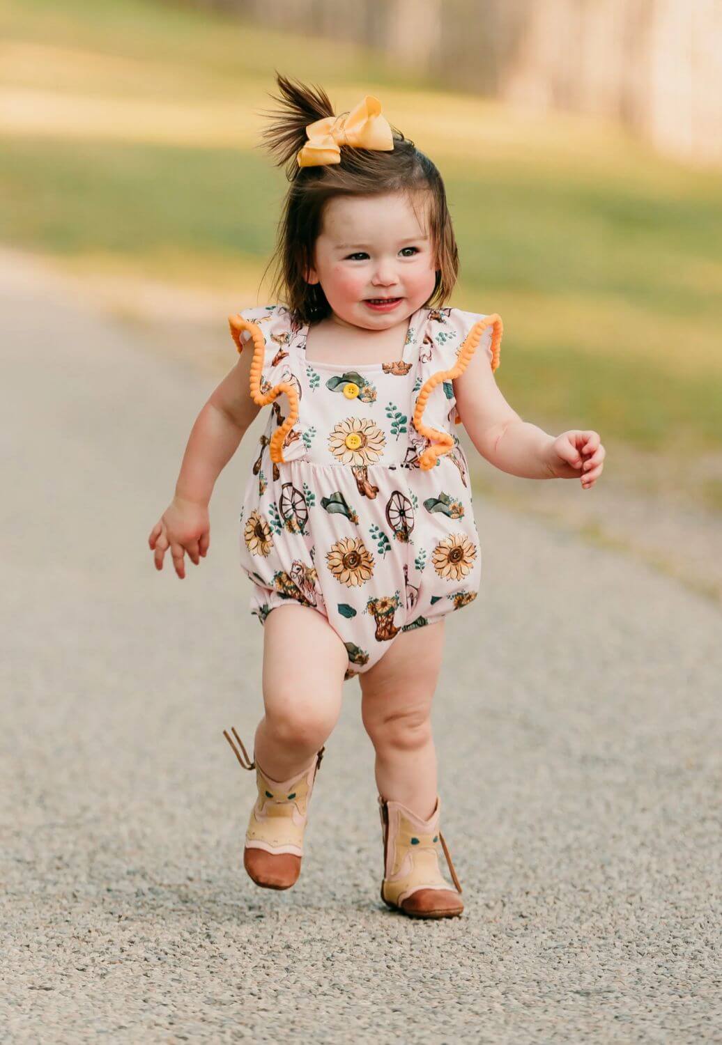 Shea Baby Sunflower Infant Romper