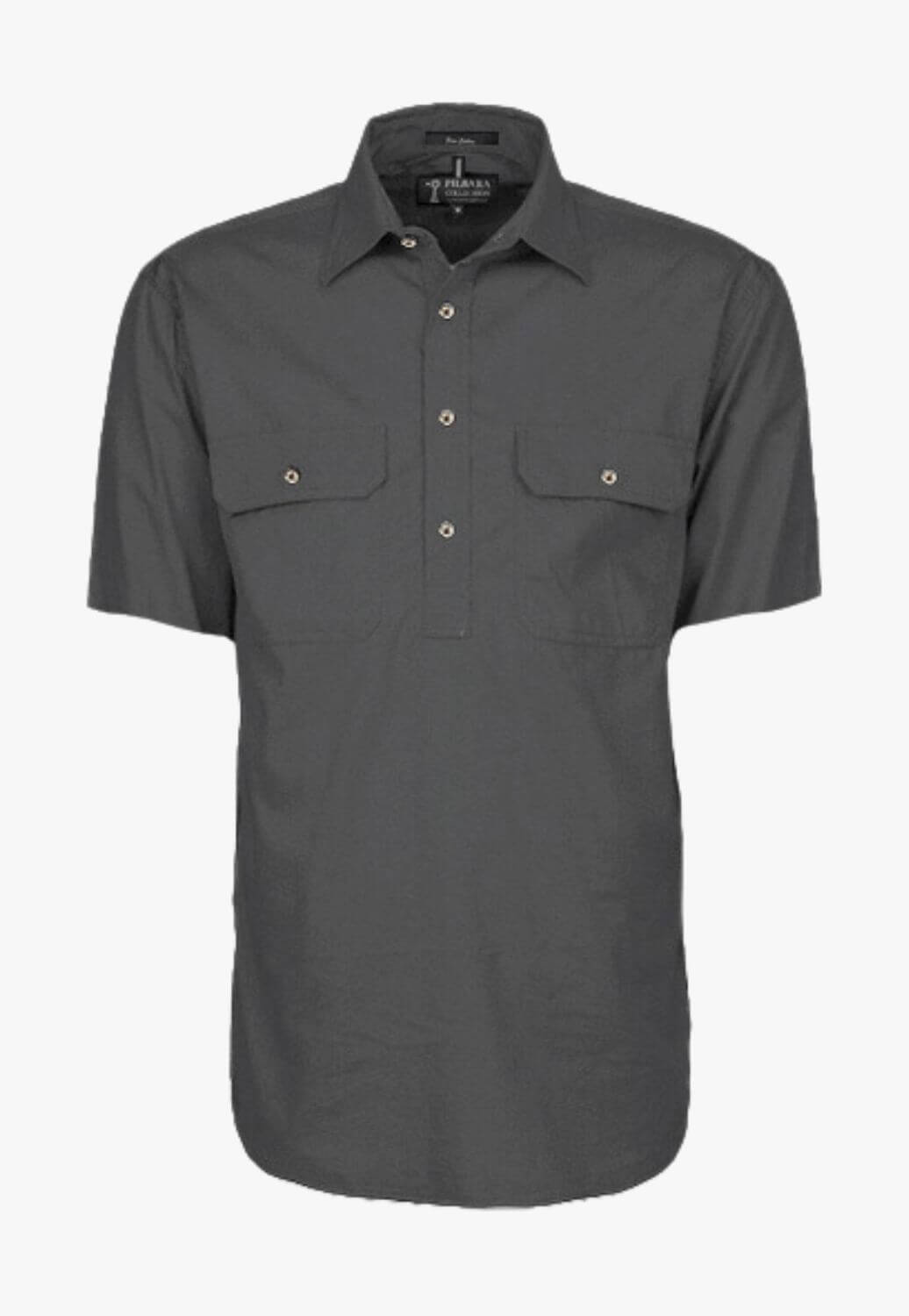 Pilbara Mens C/Front S/Sleeve Work Shirt RM200CFS