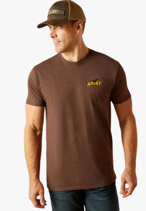 Ariat Mens Bison Sketch Shield T-Shirt