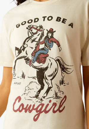 Ariat Womens Good To Be A Cowgirl Boyfriend T-Shirt