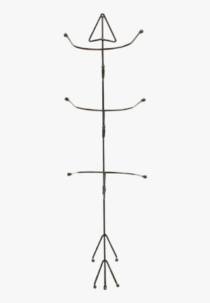 M and F Arrow Metal 3 Tier Hat Rack