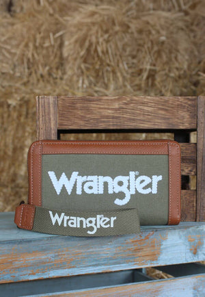 Wrangler Canvas Iconic Logo Wallet