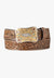 Nocona Womens Floral Embosed Belt