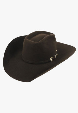 American Hat Company HATS - Felt American Hat 10X UN Crown Hat Self Band