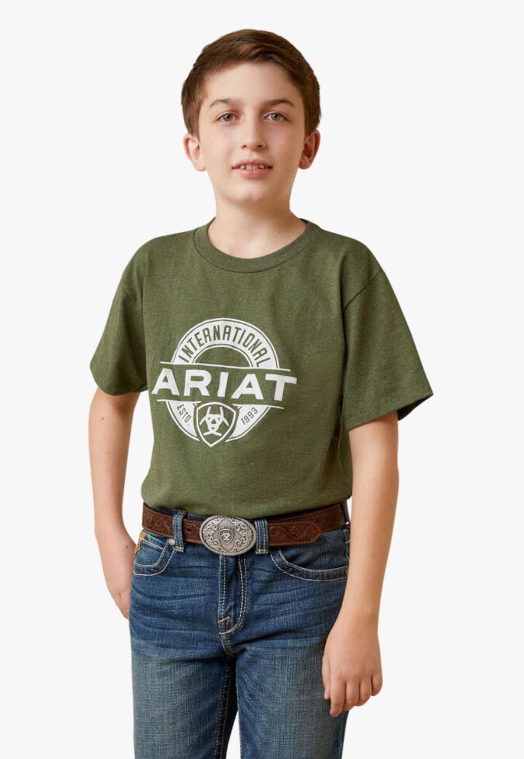 Ariat CLOTHING-Boys T-Shirts Ariat Boys Centre Fire T-Shirt