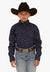 Ariat CLOTHING-Boys Long Sleeve Shirts Ariat Boys Nosson Classic Fit Long Sleeve Shirt