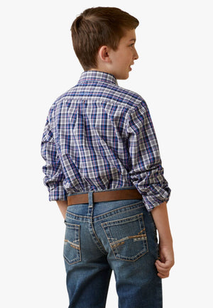 Ariat CLOTHING-Boys Long Sleeve Shirts Ariat Boys Pro Series Nolen Long Sleeve Shirt