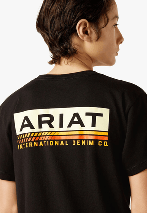 Ariat CLOTHING-Boys T-Shirts Ariat Boys Retro Stripe T-Shirt