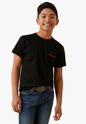 Ariat CLOTHING-Boys T-Shirts Ariat Boys Shield Stitch T-Shirt