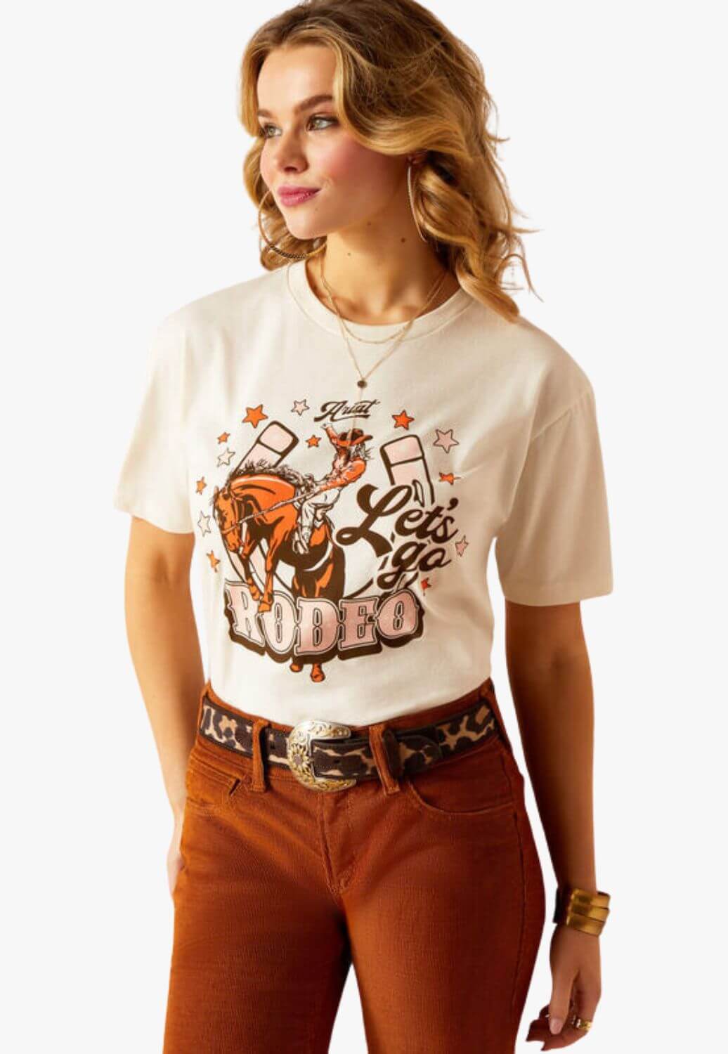 Ariat CLOTHING-WomensT-Shirts Ariat Lets Rodeo T-Shirt