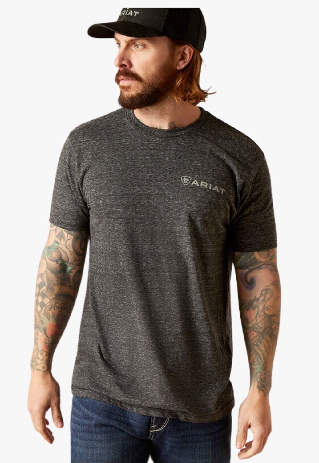 Ariat CLOTHING-MensT-Shirts Ariat Mens Camo Ring T-Shirt