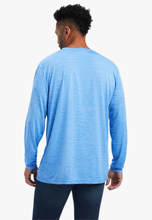 Ariat CLOTHING-Mens Long Sleeve Shirts Ariat Mens Charger Logo Long Sleeve Shirt