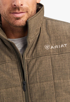 Ariat CLOTHING-Mens Vests Ariat Mens Crius Crocodile Insulated Vest