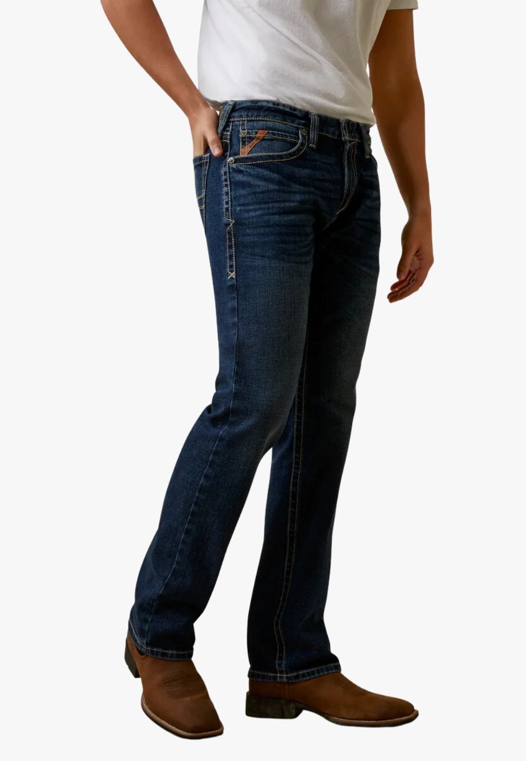 Ariat CLOTHING-Mens Jeans Ariat Mens M7 Graysill Straight Leg Jean
