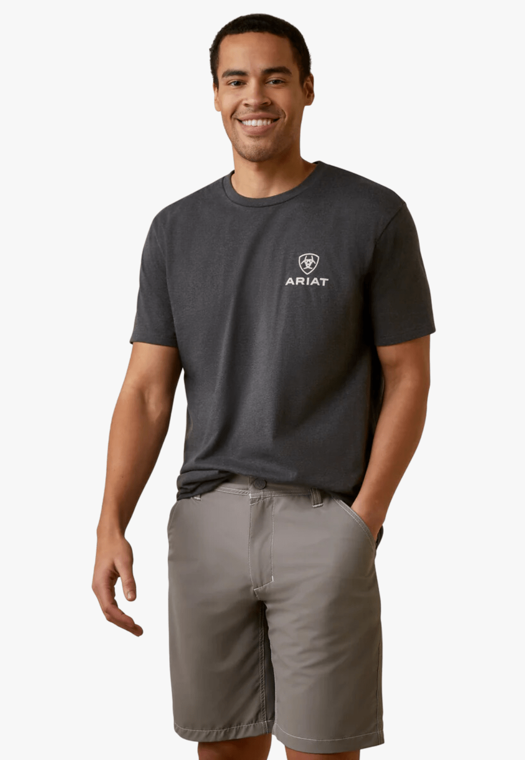 Ariat CLOTHING-MensT-Shirts Ariat Mens Offset Circle T-Shirt